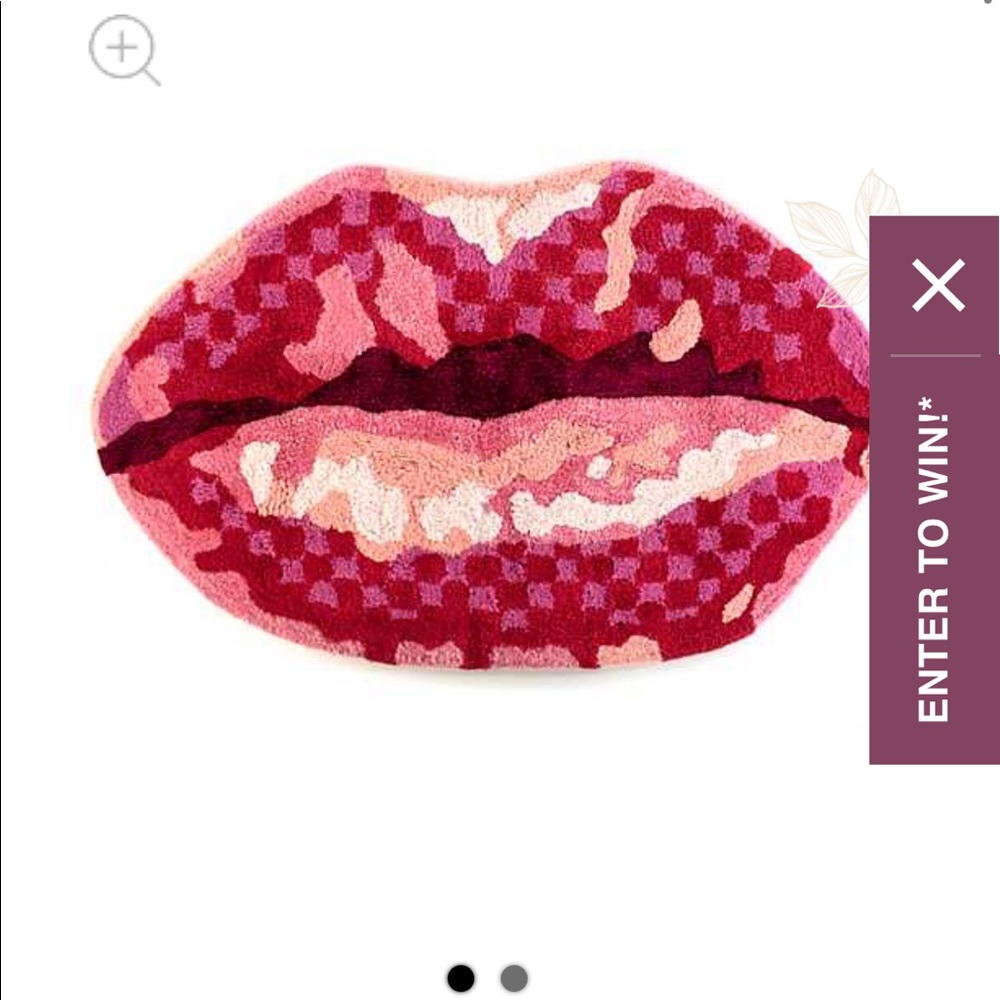 Mackenzie Childs Lip Bath Mat